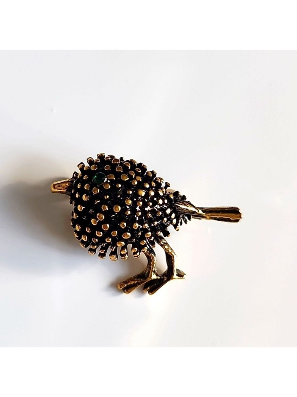 BIRD Brooch timeless Bronze - Picture 2 of 5
